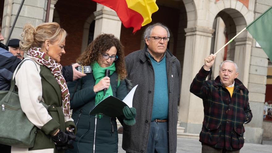 GALERÍA | Manifestación de Vox en Zamora contra Pedro Sánchez