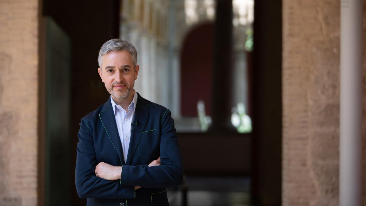 El director del Consorci de Museus, José Luis Pérez Pont, en el Centro del Carmen de València.