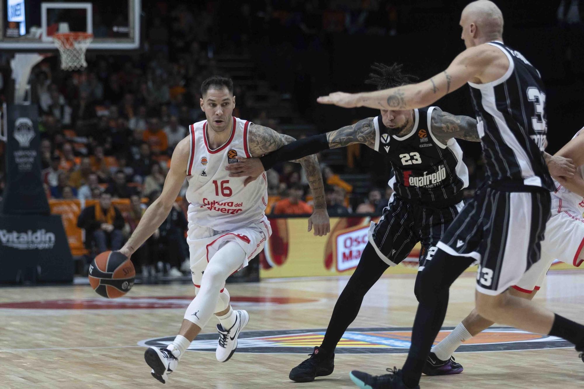 Partido Euroliga Valencia Basket- Virtus Bolonia