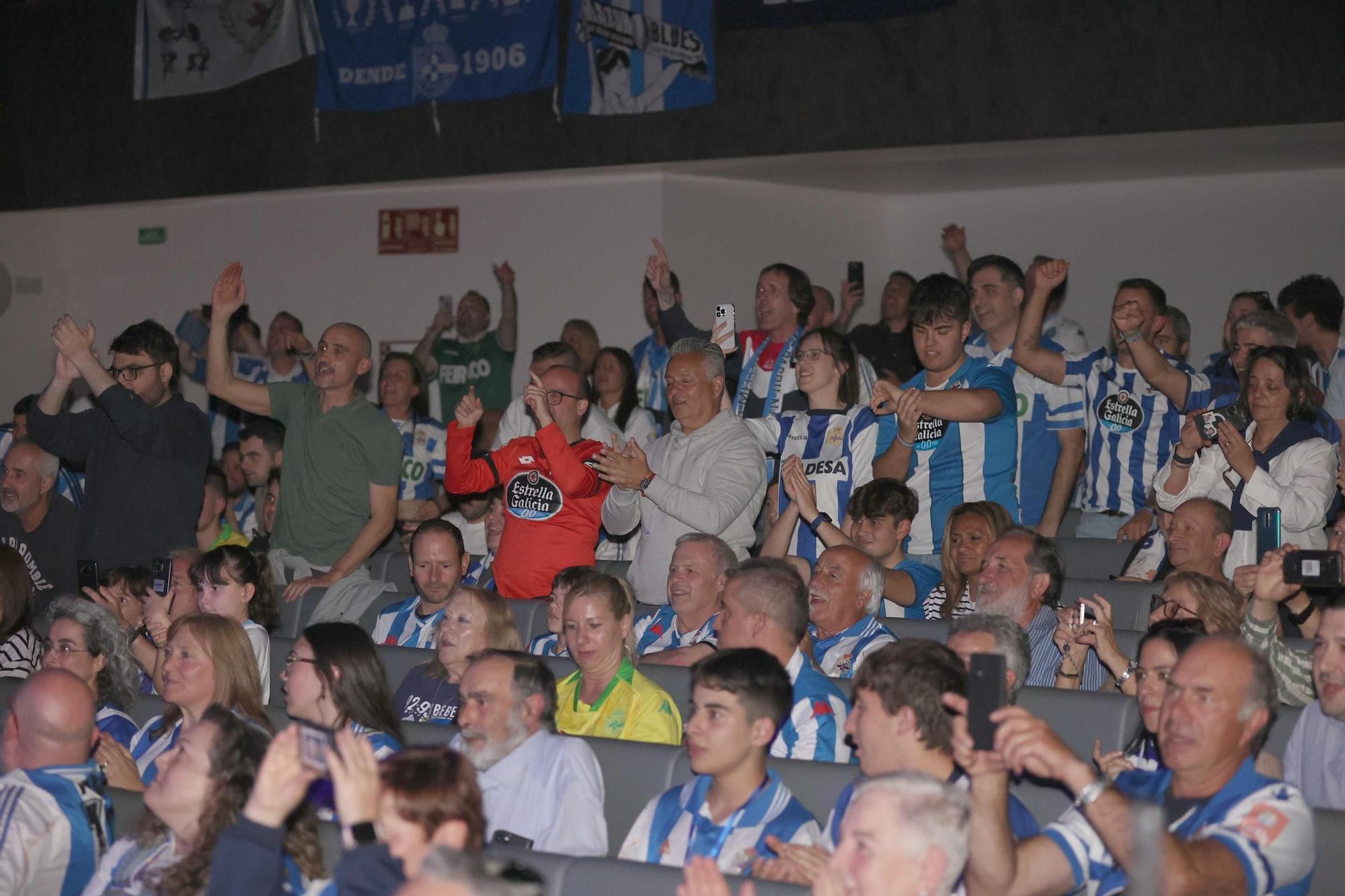 Acto en el Ágora por el 25 años de La Liga del Deportivo