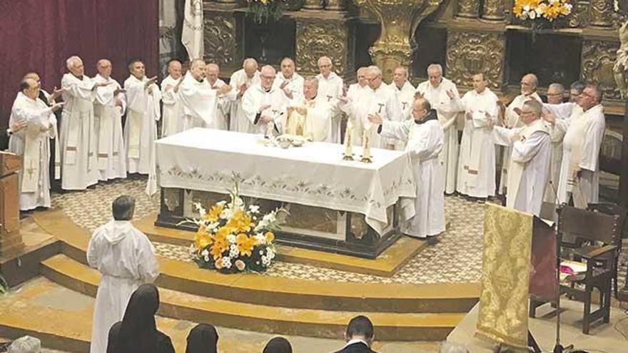 Eucaristía franciscana en Llucmajor