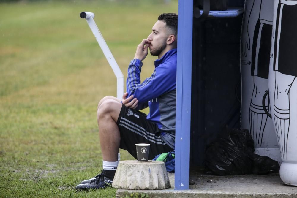 Entrenamiento del Real Oviedo.