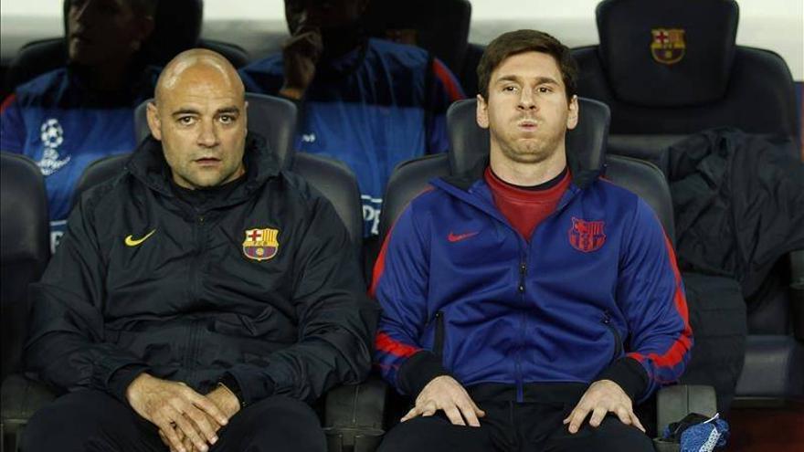 Messi, suplente en el Calderón