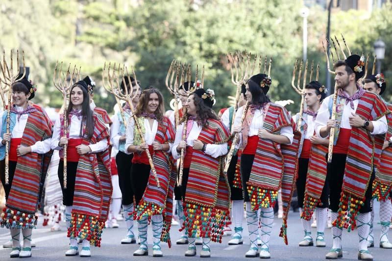 Actos del 9 d'Octubre: Desfile de Moros y Cristianos