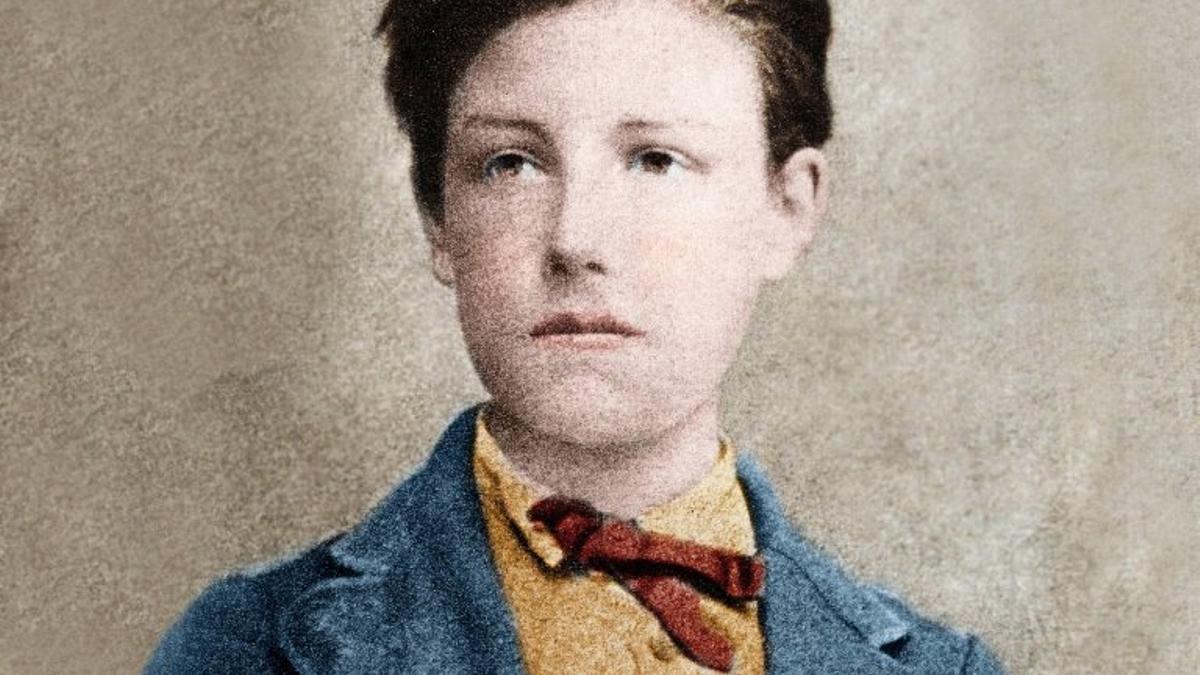 El poeta francés Arthur Rimbaud a los 16 años.