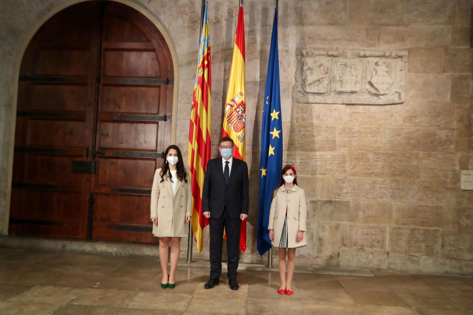 Empiezan las visitas institucionales de las falleras mayores de València