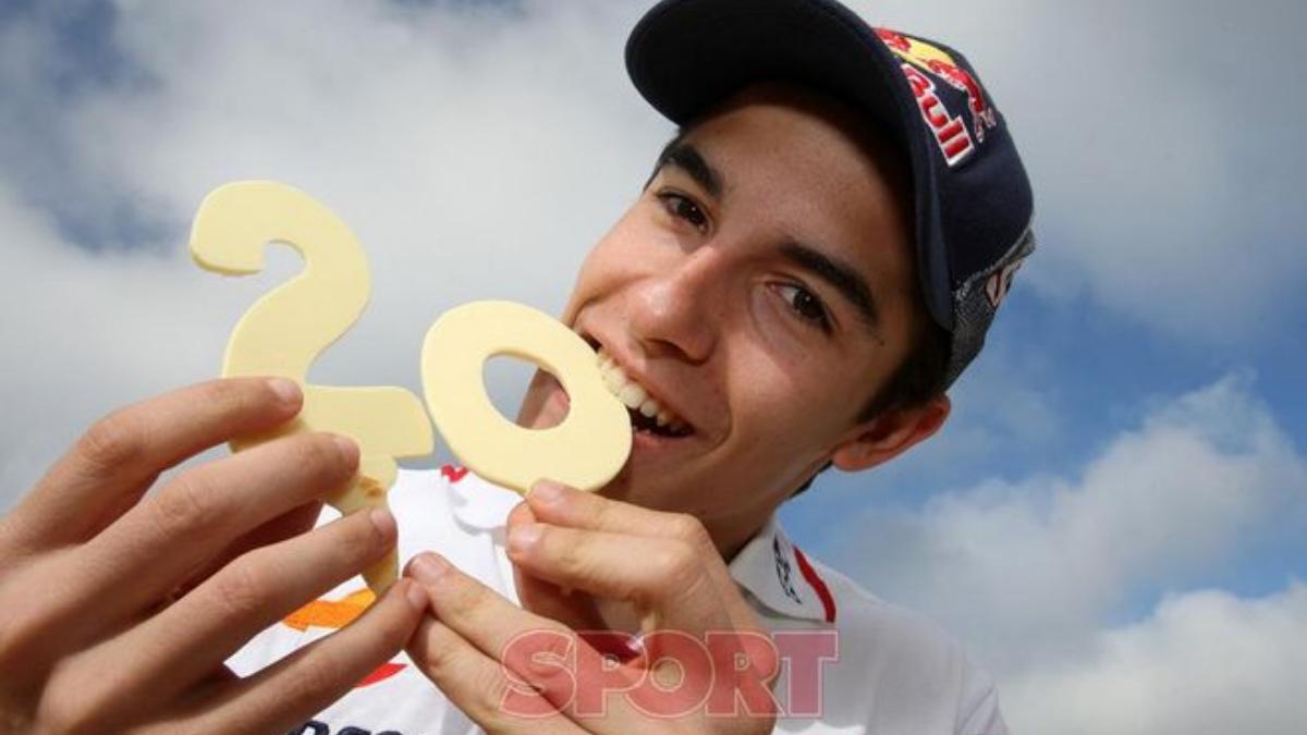 Marc celebró sus 20 años con SPORT justo antes de su debut en MotoGP