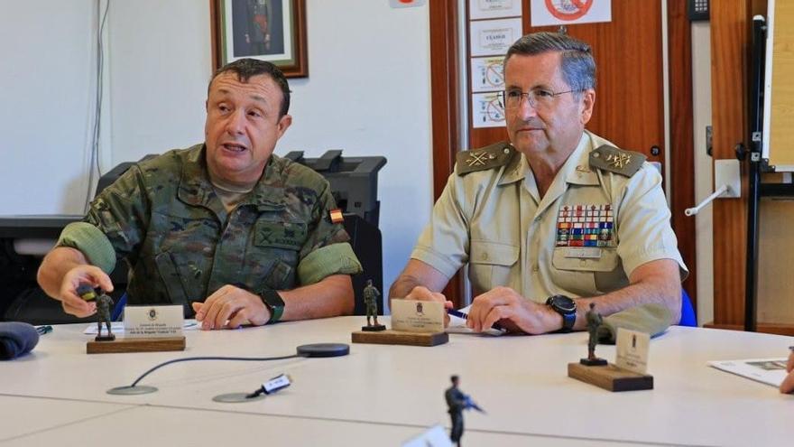 El jefe de Estado Mayor del Ejército de Tierra supervisa en Figueirido la operación Centinela Gallego