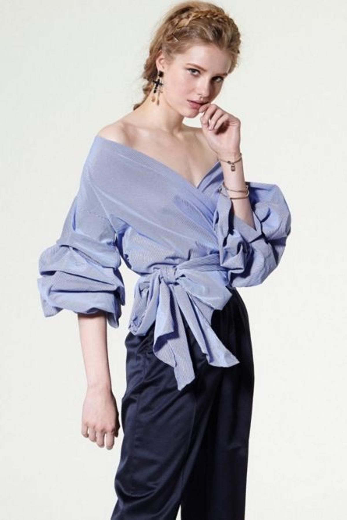 Vivian Ruched Sleeve Top, Storets