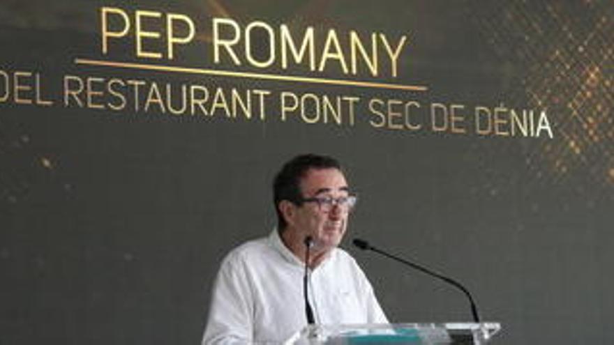 Pep Romany, ayer, en Dénia.