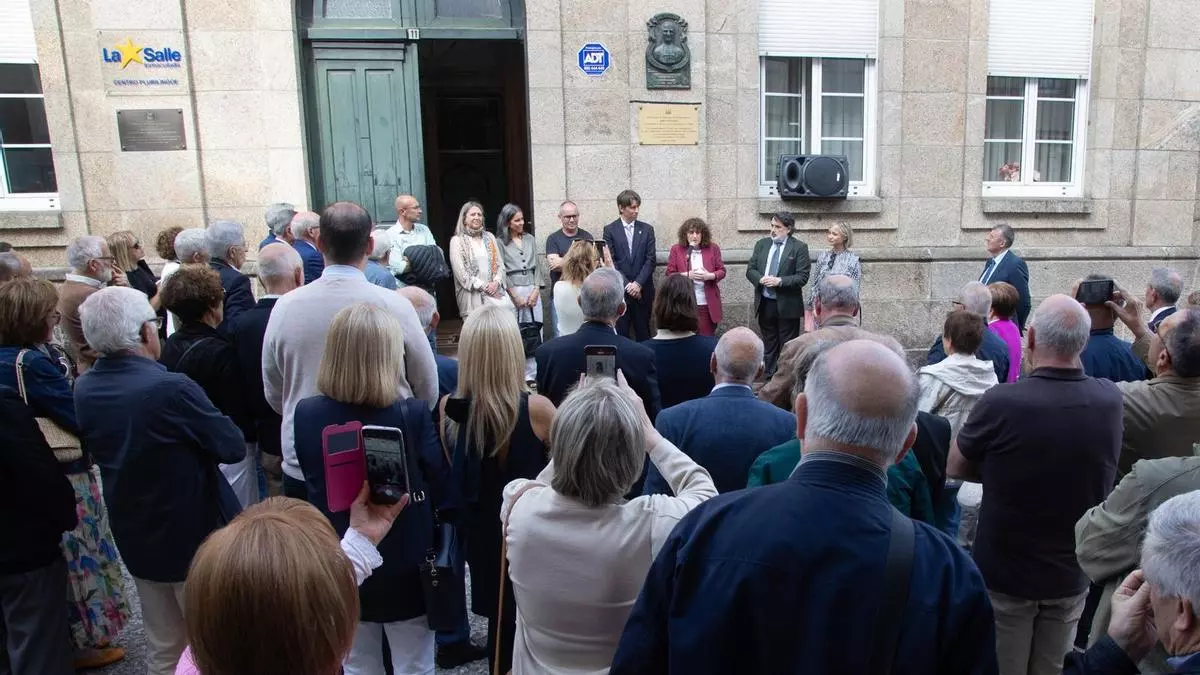 Los 'hermanos' se abrazan de nuevo en Santiago con motivo del centenario del Colegio de la Inmaculada