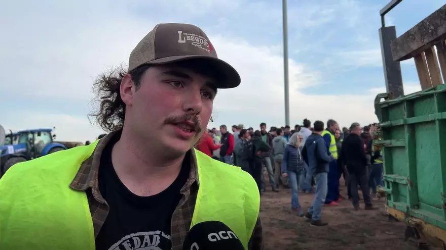 Joan Rius, agricultor del Bages, justifica la marxa cap a Barcelona: "S'ha de molestar als que manen"