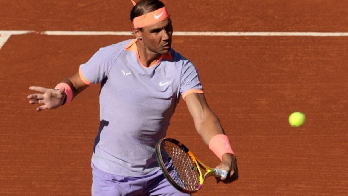 Nadal, durante el torneo de Madrid.