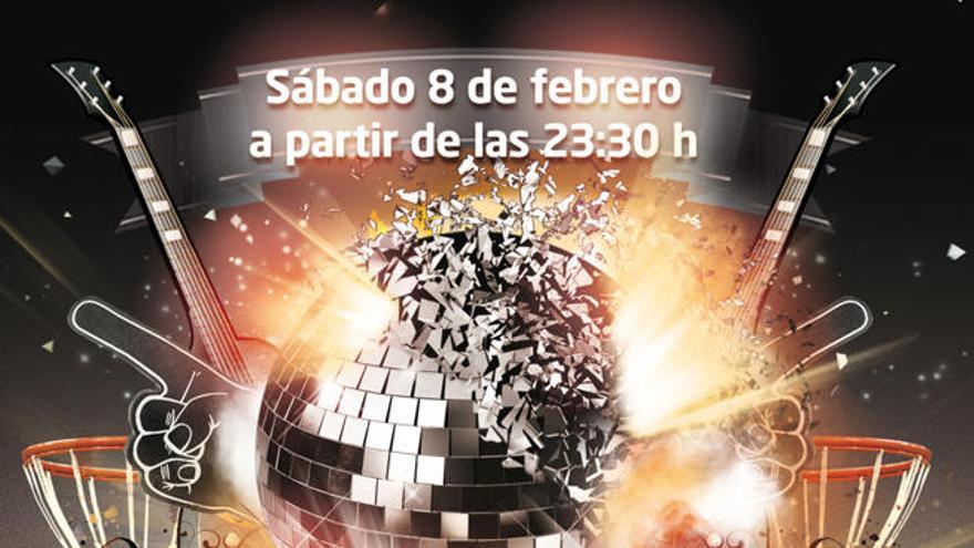 Cartel de la fiesta del sábado 8.