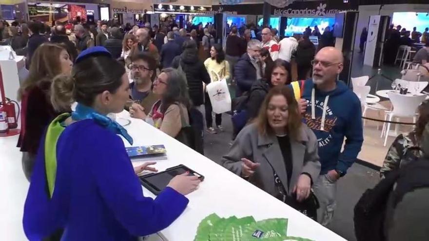 Binter se consolida como socio estratégico del turismo en la feria con record de visitantes