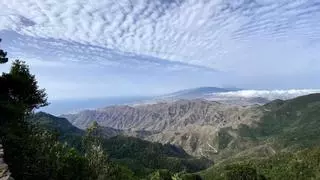 Este lunes, nubes al norte por debajo de los 1.100 metros y viento alisio muy fuerte