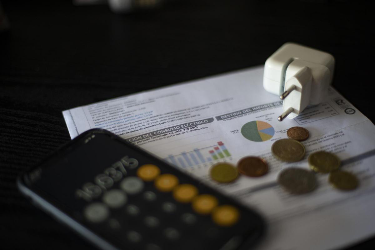 Un factura de la luz.