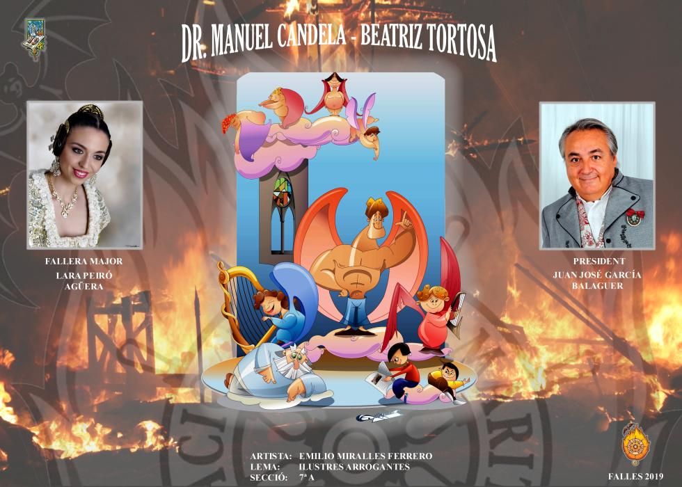 Conoce todos los proyectos de Fallas 2019 en el Marítimo