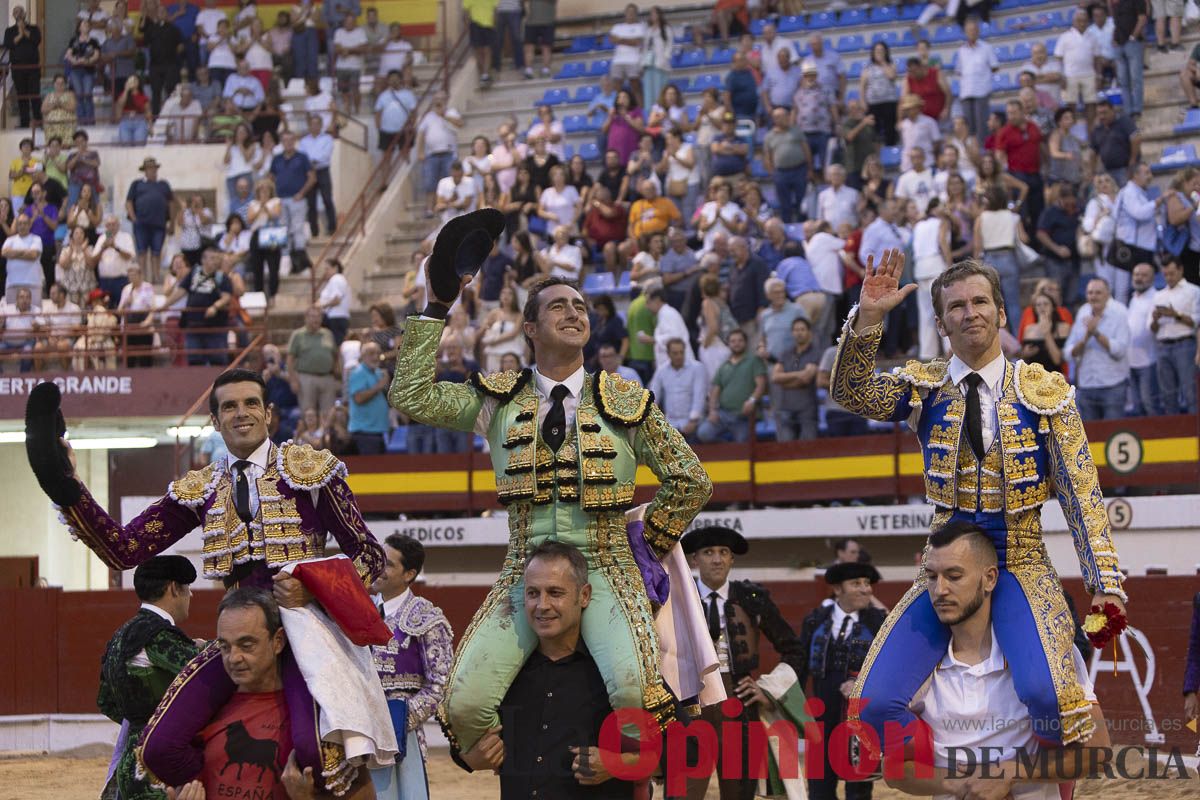 Corrida de toros en Abarán (El Fandi, Emilio de Justo, El Payo)