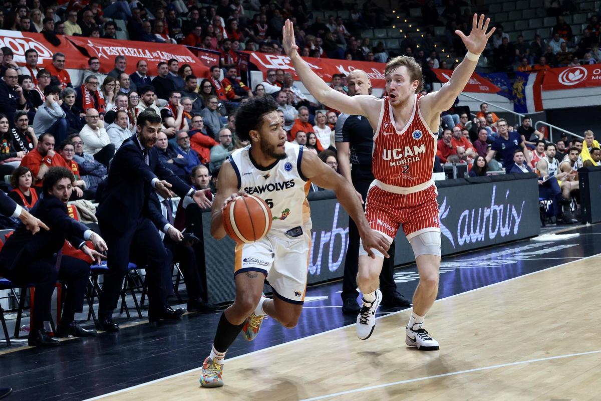 Las imágenes del UCAM Murcia - Rostock Seawolves