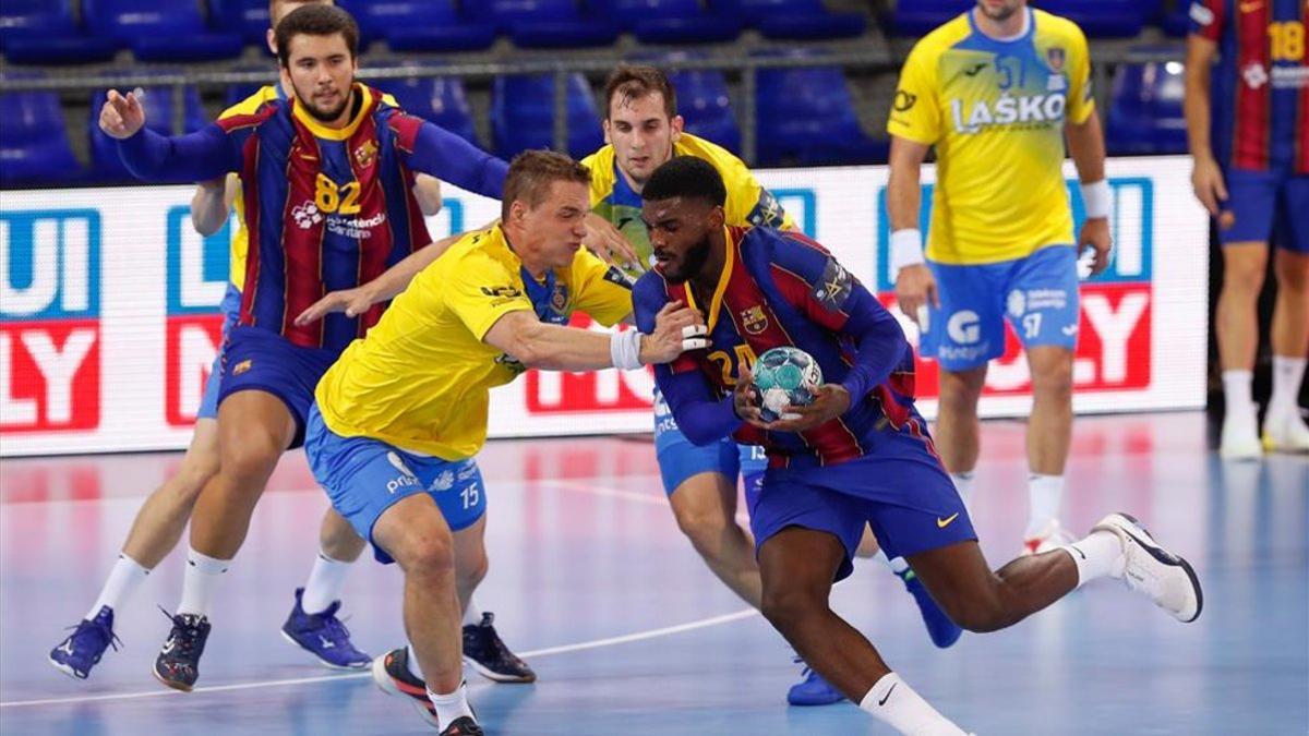 El Barça vuelve a Europa tras ganar al Celje en el Palau