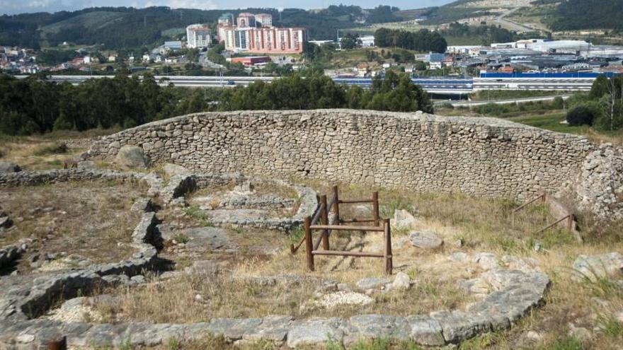 Imagen del castro de Elviña, cuyos terrenos fueron expropiados entre 2001 y 2005.