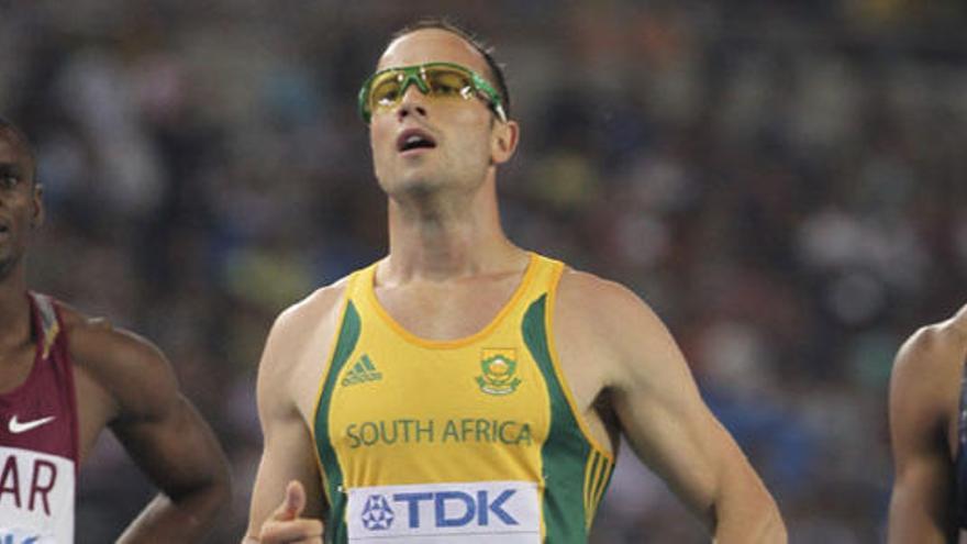 Pistorius entra en meta.