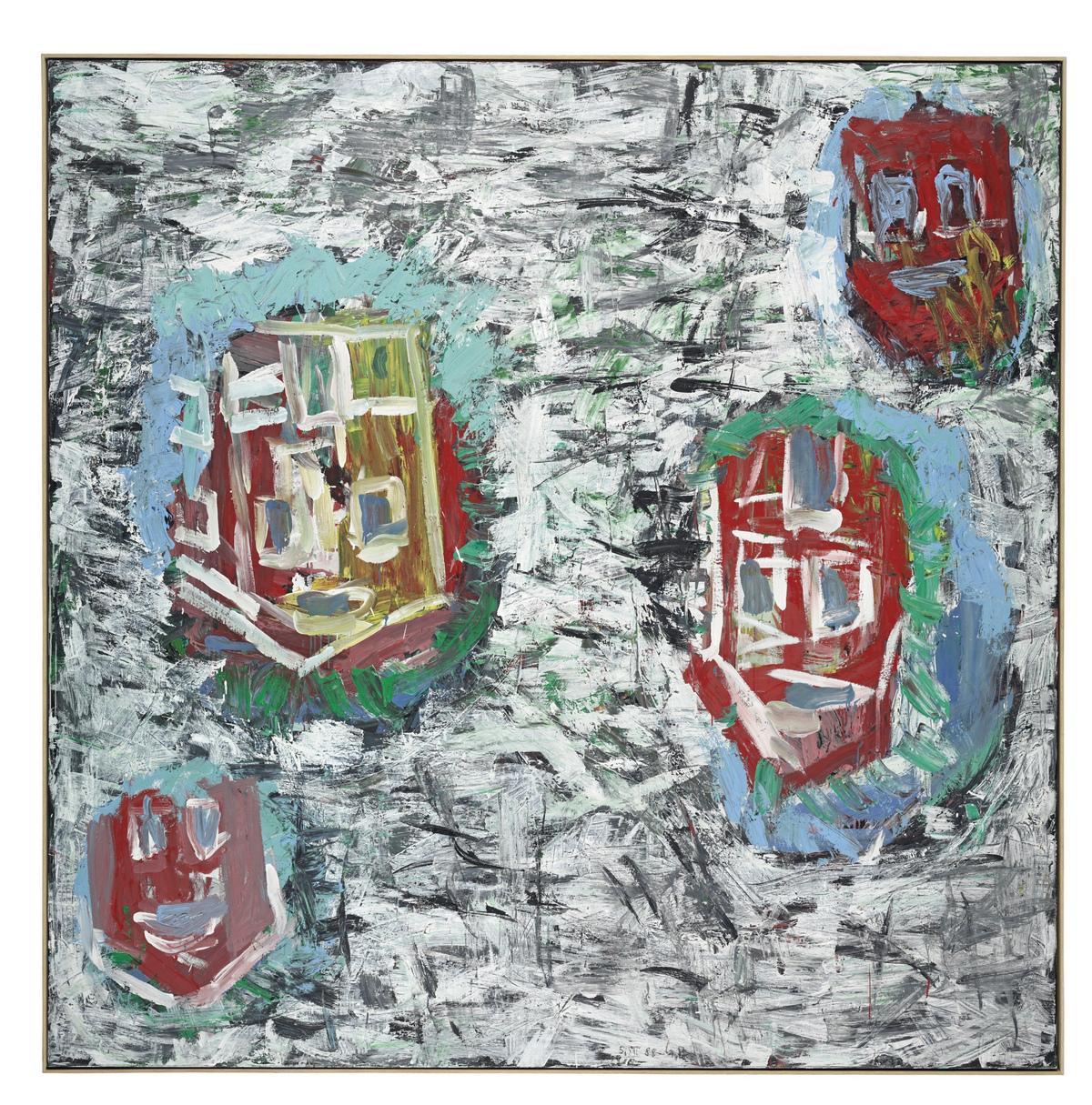 Georg Baselitz, German, b. 1938, Horta de Ebro, 1988.