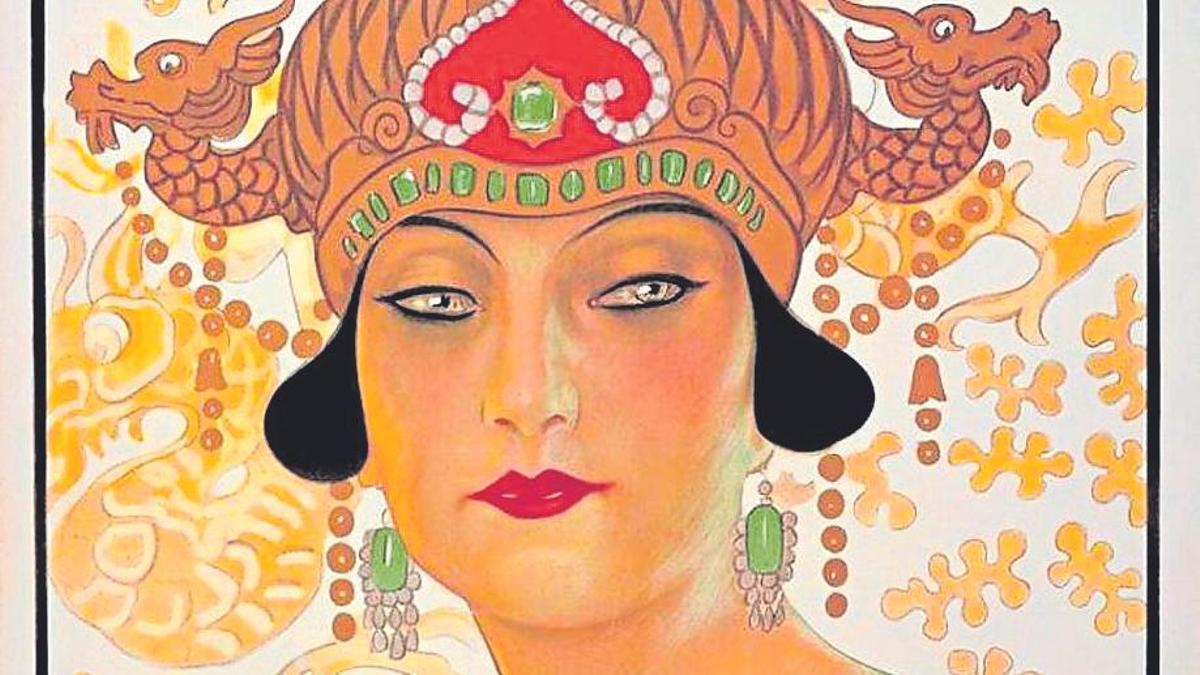 Cartel del estreno de Turandot