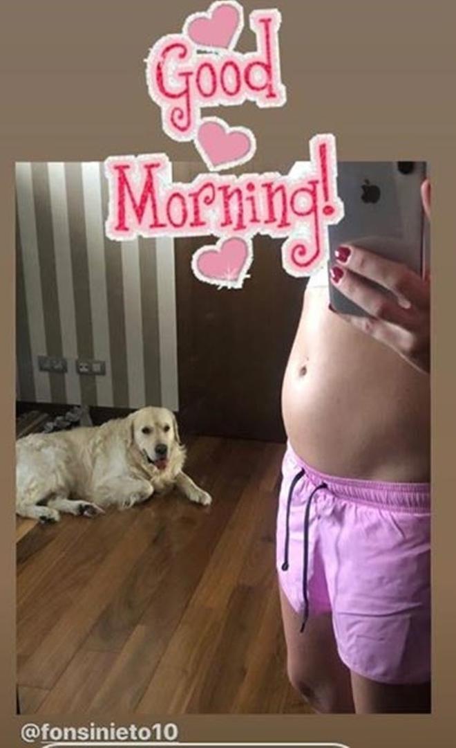 La barriga de embarazada de Marta Castro