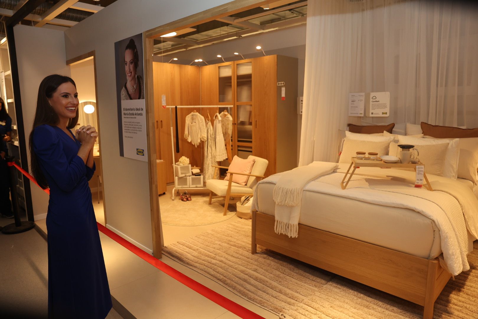 Así es la habitacion Ikea de María Estela Arlandis