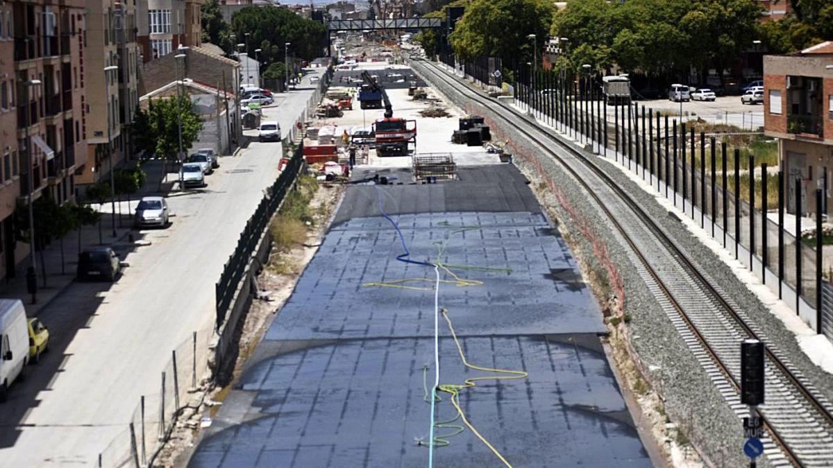 Los barrios del sur de Murcia ganarán un bulevar verde en el entorno de la estación de tren.