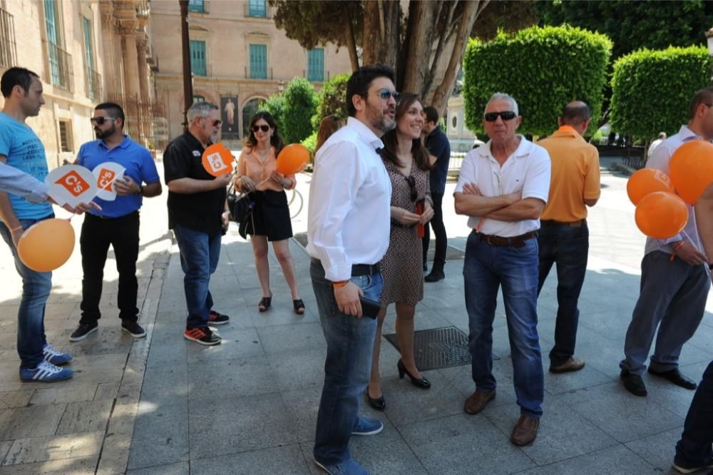 Albert Rivera visita Murcia y Los Alcázares