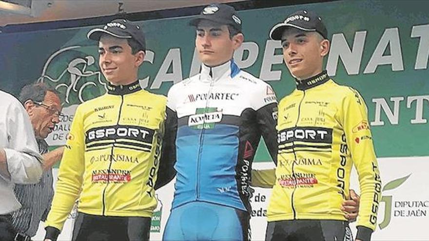 buenos resultados de la peña ciclista en los Campeonatos de Andalucía