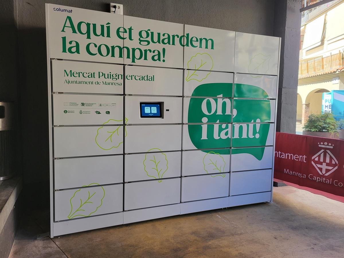 Imatge dels armariets refrigerants del Mercat Puigmercadal