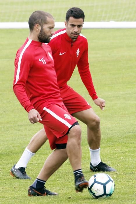 Entrenamiento del Sporting