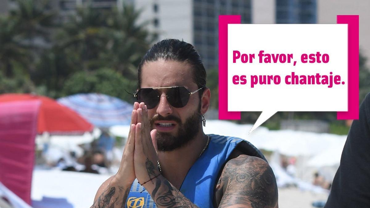 Maluma rezando a la virgencita