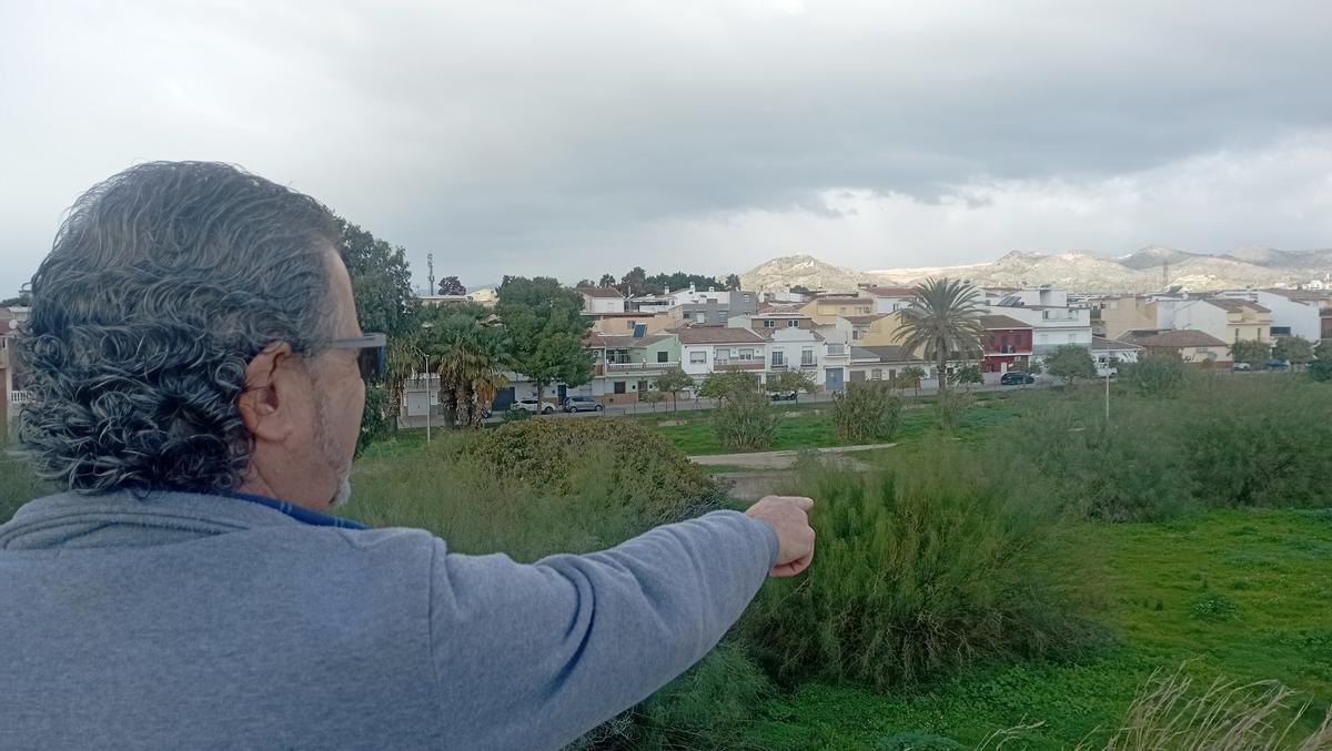 La zona donde irá el barrio, frente a la barriada del Tarajal.