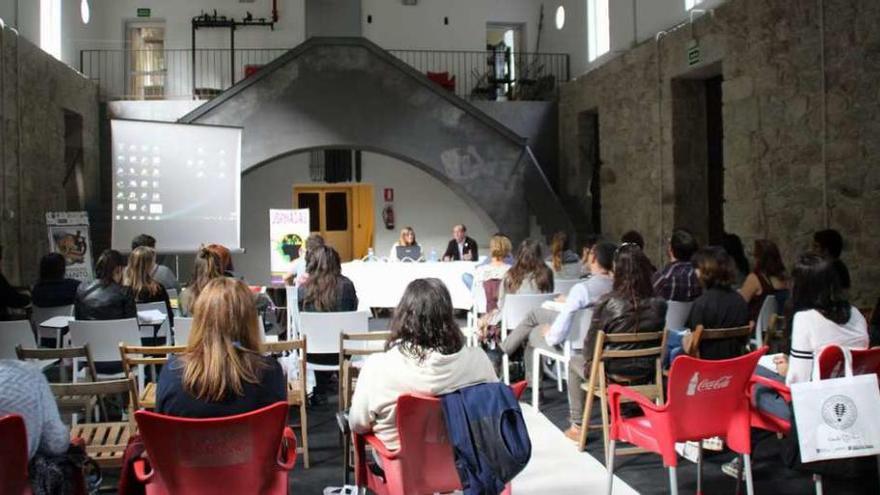 Participantes en el curso sobre la conservación del granito, en Parada de Sil.  // FdV