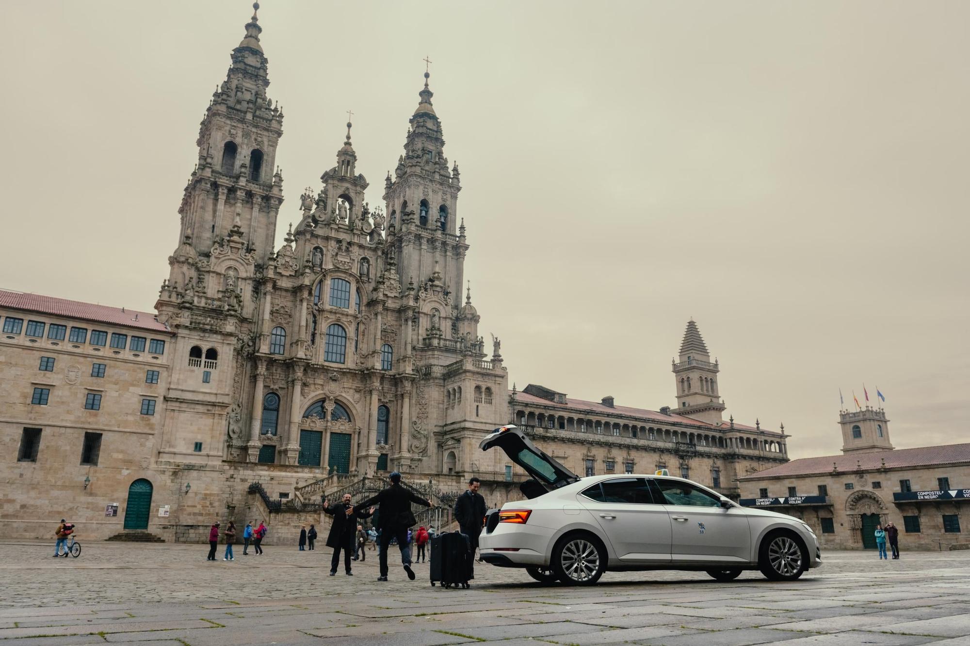 Rodaje en Santiago de Compostela