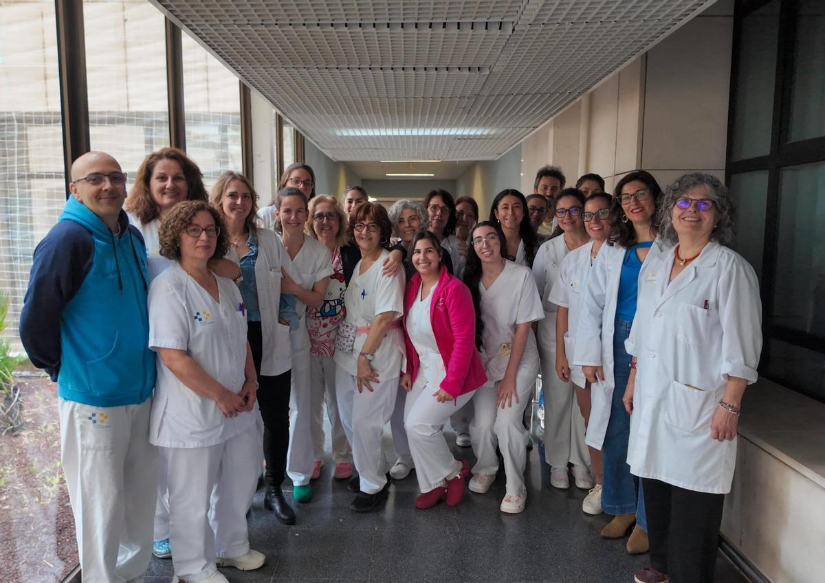 Profesionales de Farmacia del Hospital Insular.