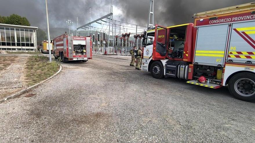 Un incendio daña la subestación eléctrica de Tivo, en Caldas