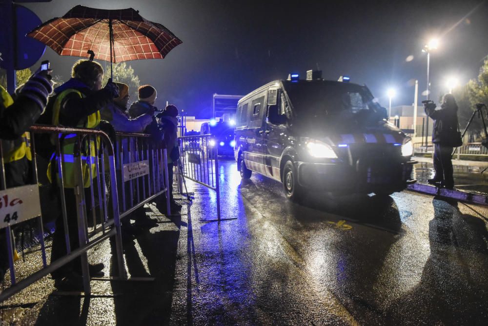 Trasllat dels presos de Lledoners cap a Madrid