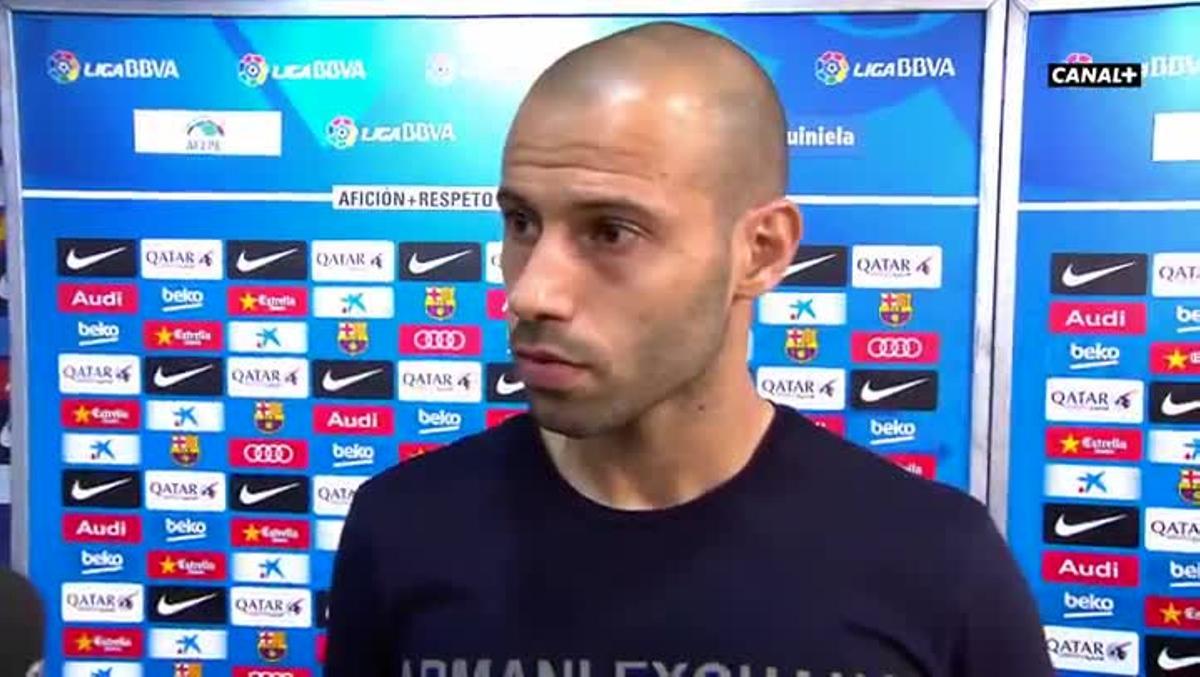 Mascherano: Nos faltó organización y control