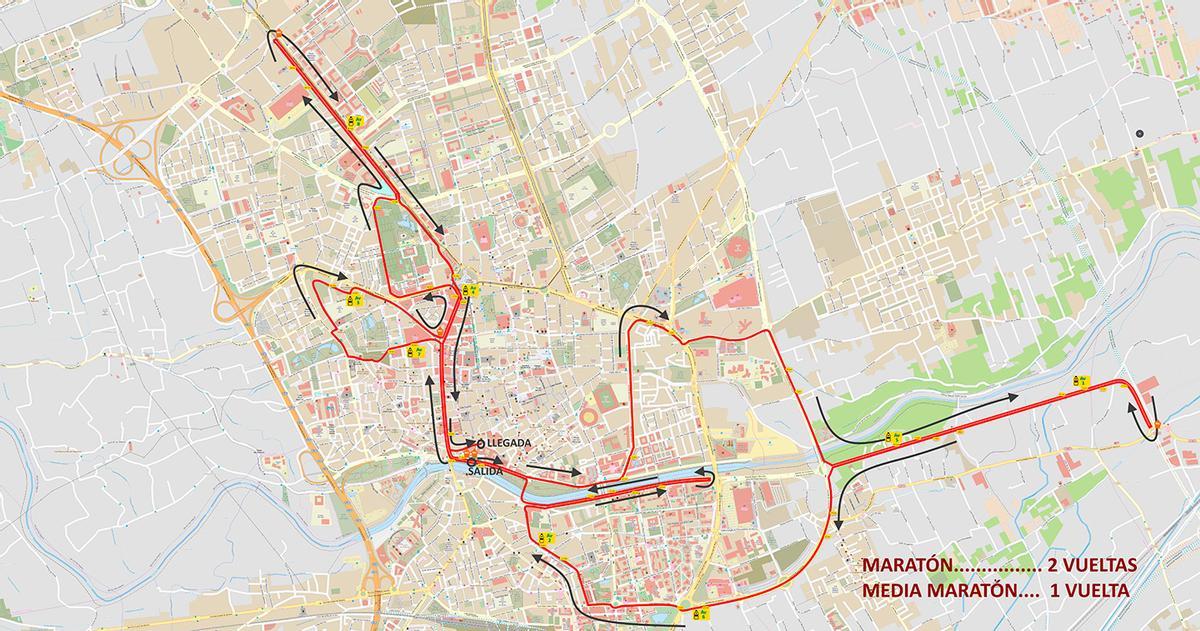 Mapa del itinerario.