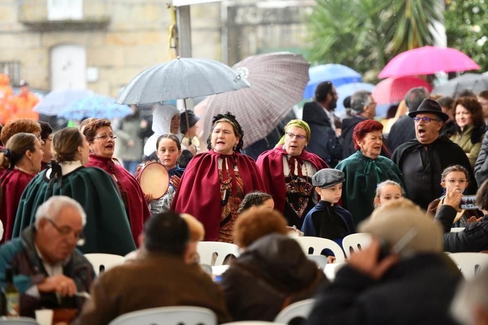 Fiestas gastronómicas en Pontevedra: Mourente se congrega alrededor de una taza de su caldo