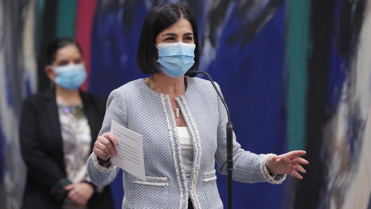 La ministra de Sanidad, Carolina Darias.