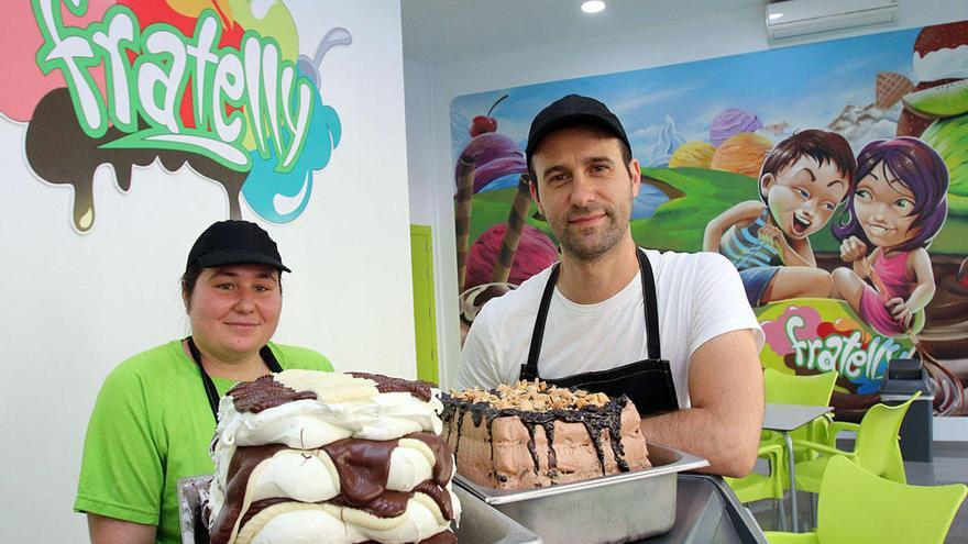 La heladería Fratelly está en la calle Tomás Echeverría