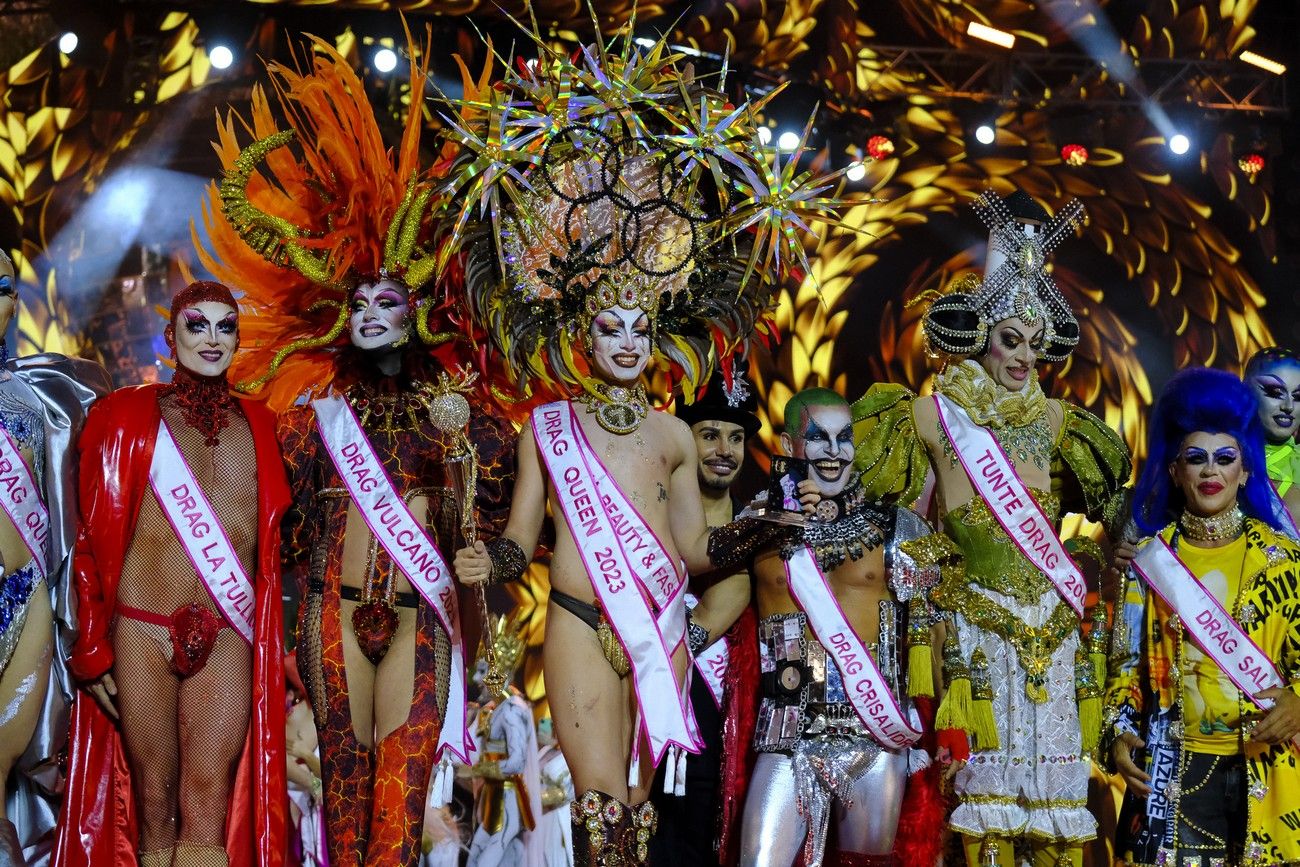 Shíky, drag Queen del Carnaval de Las Palmas de Gran Canaria 2023: coronación y actuación final