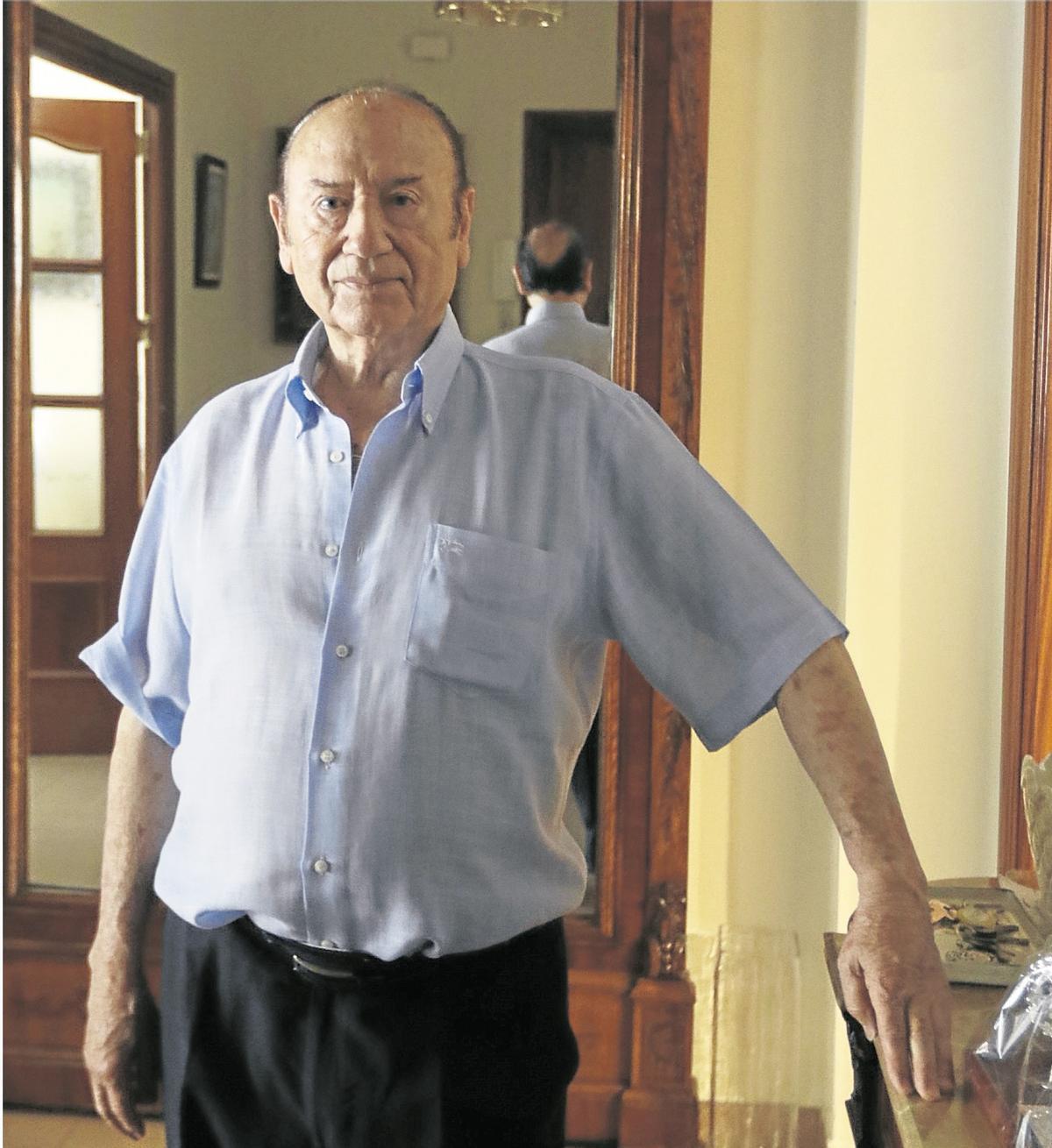 Fosforito, en su domicilio familiar en Málaga.